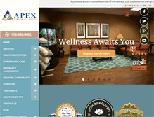 Tablet Screenshot of apexwellnesscenter.com
